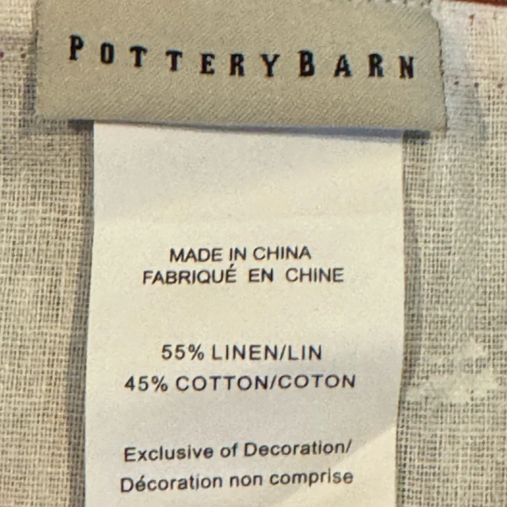 Rare Pottery Barn Santa Claus Christmas Tea Towel